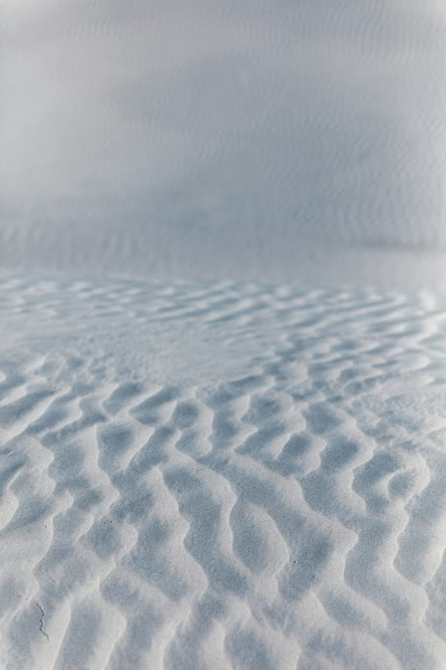white sand