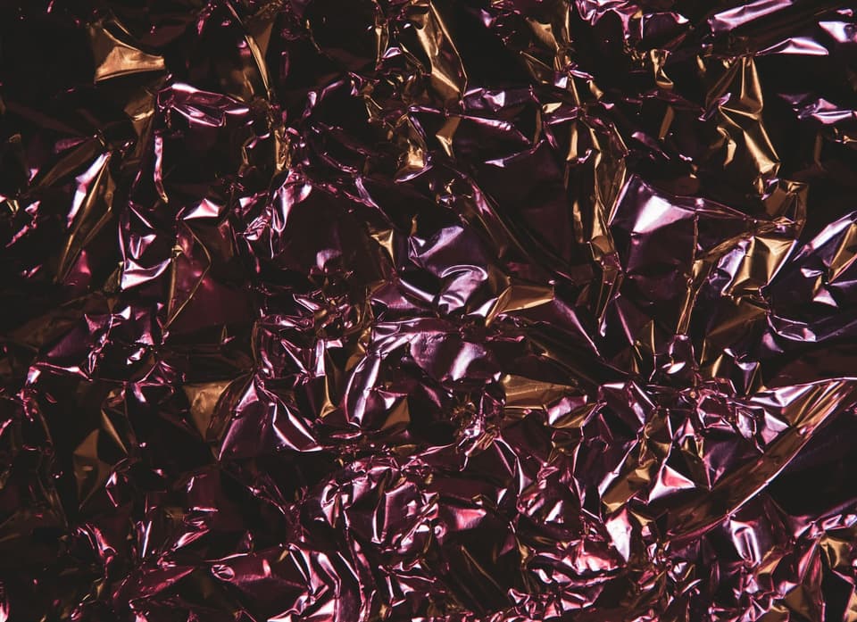 Landscape Abstract Metal Texture in purple and bronze